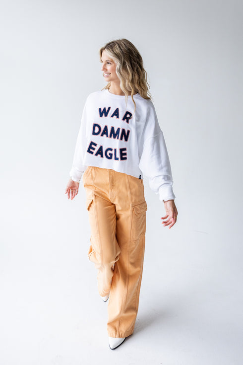Auburn Perkins Chenille Cropped Longsleeve